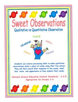 Sweet Observations - Qualitative vs. Quantitative Observation by Barbara J